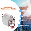 Lfhelper Megohmmeter Insulation Resistance Tester 0~1000MΩ Megger Meter, Megohmmeter Set