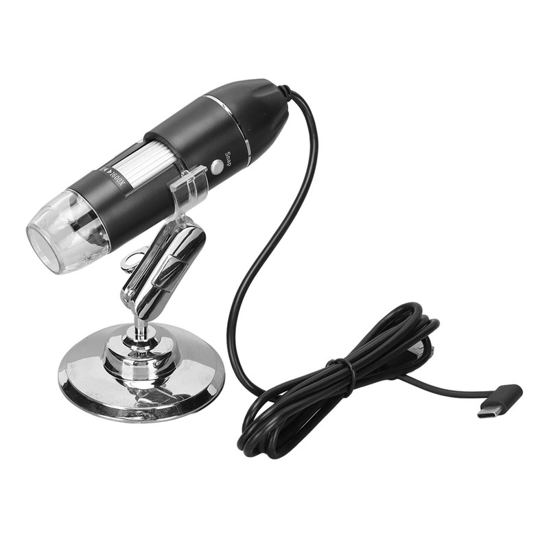 Handheld Digital Microscope 50X to 1600X Magnification USB Type C