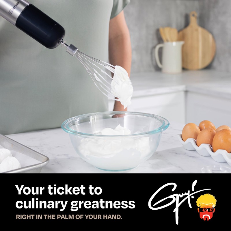 Guy Fieri's Flavortown Immersion Blender with DynamicShaft Technology, 400W &