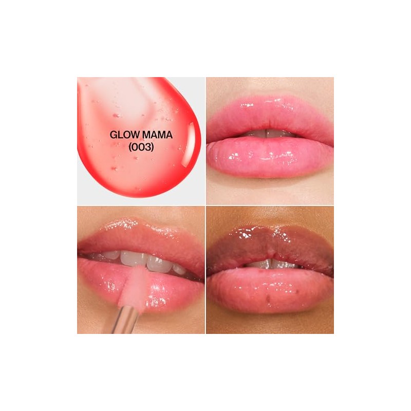 Gloss Revlon Super Lustrous Glimmer Lip Oil Tono Glow Mama