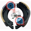 ALPAR 4720 16.5X5" Brake Shoe Box Kit 2 shoes+1 kit