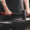 MAXPOWER 3lb Sledge Hammer, Drop forged Steel Head, 12.8 inch