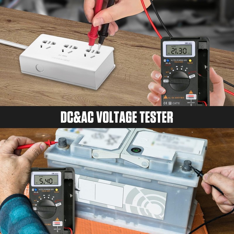 Mini Multimeter, Digital Multimeter, VC921 Car Pocket Digital Multimeter, Portable