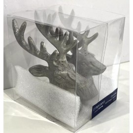 Providence Deer Stag Head Reindeer Salt & Pepper Shakers - Christmas