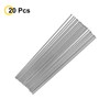 sourcing map 20pcs Descaling Needles 2mm x 6" Manganese Steel