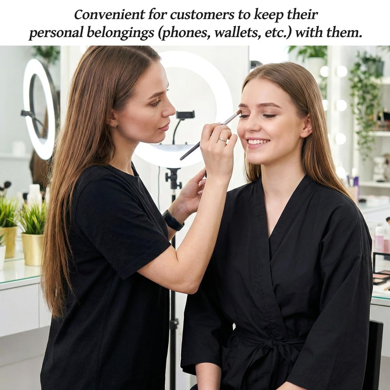 6 Pieces Salon Robes Smock for Clients Waterproof Hair Salon