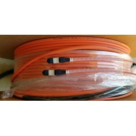 TYCO  Fiber Optic Cable 100 ft MPO/MPO  24 Fiber 50/125, 1300nm Fiber Trunk