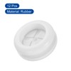sourcing map 12Pcs Rubber Grommets 5/8" (16mm) Drill Hole, 9/16"