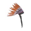 Vaveren Artificial Feather Headdress Men Women Indian Headdress for Dance