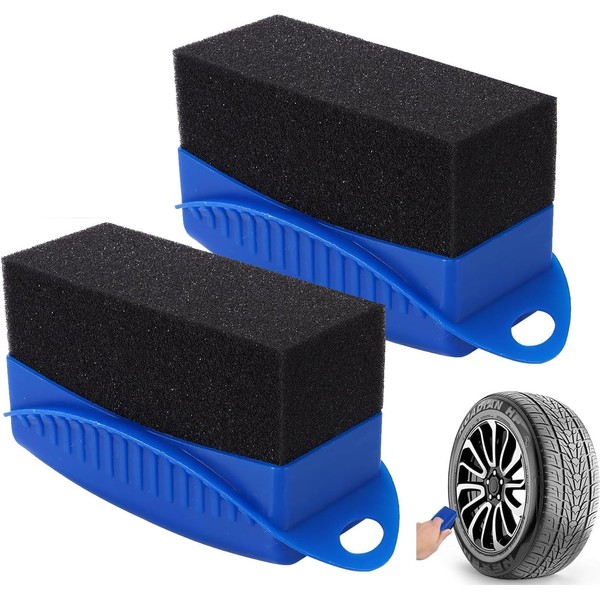 Tire Shine Dressing Applicator Pad Car Wheel Dressing Shine Sponge,