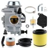 MOTOALL TRX300 carburetor+Oil Filterw/Air Filter for Honda TRX300 FOURTRAX 1988-2000,