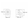 Electric Motor Siren 116dB Fire Alarm Buzzer Sound Alarm Horn