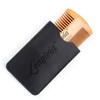 Longivia® Beard Comb Wood Ecological 100% Pear Wood Beard Comb