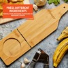 IMUSA BAM-10007 Jumbo Tostonera, Natural - Bamboo Pataconera, Plantain Press,