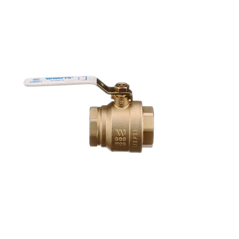Watts LFFBV-4 Series 2" Lead-Free 2-Piece Full Port Chrome-Plated Brass