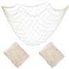 Elegaperma 2 Pcs Decorative Fishing Net,100×150 CM Fishing Net Decoration