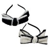 PACKOVE 2Pcs Big Bow Hairband for Women Chic Bowknot Headbands