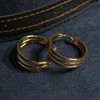 ARETES ARRACADAS Mujer Acero Inoxidable – Elegante Diseño Color Plata