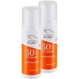 2er Pack Alga Maris Sonnenmilch LSF30 100ml | BIO zertifizierte Naturkosmetik von Laboratoires de Biarritz | mit Sofortschutz und ohne WeiÃeleffekt