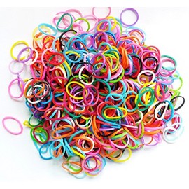 PET SHOW Pet Rubber Bands for Dog Cat Hair Bows Grooming Accessories Color Assorted Pack of 1000