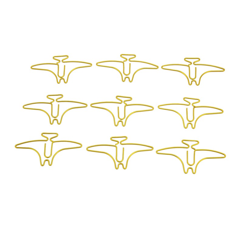 100pcs Paper Clips Prevent Slip Cute Animal Shaped Decorative Metal