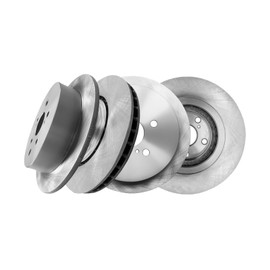 PM Auto Set of 4 Front 328mm-Rear 309mm Disc Brake Rotors Replacement For 2010-2015 Lexus RX350, Automotive Replacement Brake Rotors