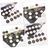 COHEALI Digital Signage Diy Pendants Set 20pcs Alloy Jewelry Making