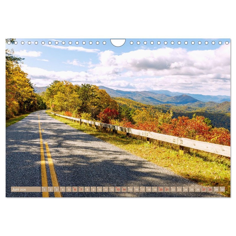 Virginia. American Beauty Between Coast and Mountains (Wall Calendar 2026