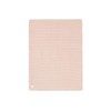 Jollein 517-511-67066 Babydecke Strick Grain Knit mit Teddyfell rosa (75x100