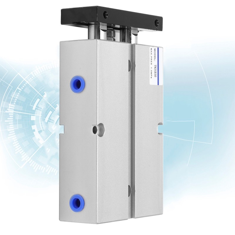Air Cylinder TN25 Dual Shaft Rod Double Acting Pneumatic Components50