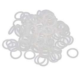Qty 100 19mm OD 15mm ID 2mm Dia Food Grade Silicone Rubber Seal O-Ring