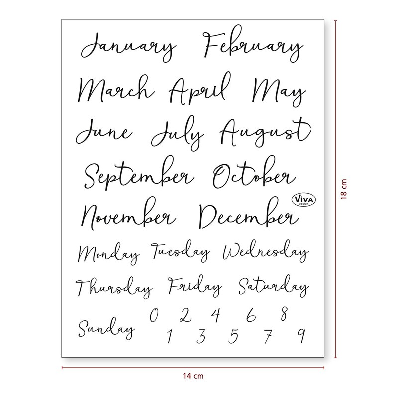 Viva Decor® Clear Stamps