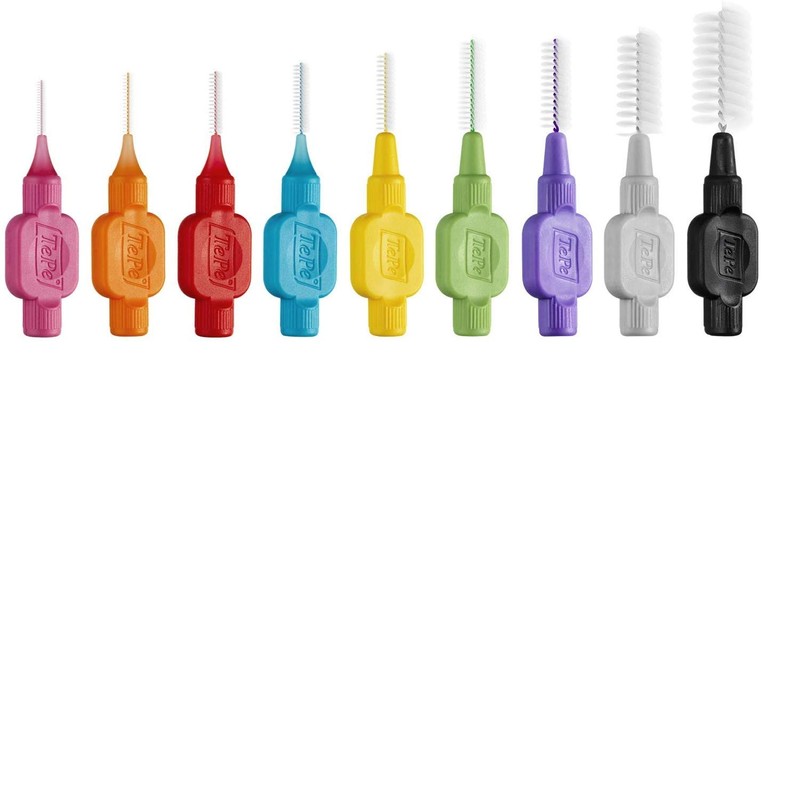 TePe InterDental Brushes Orange - 10 Packets (80 Brushes) by