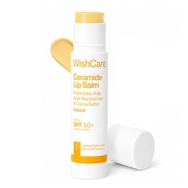 WishCare Ceramide Lip Balm with SPF50 PA+++ - Kojic Acid & Niacinamide - For Lip Lightening & Protection 5gm