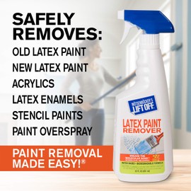 Motsenbocker's Lift Off 41301-3PK Latex Paint Remover Spray Removes Latex Paint and Enamel, Works on Multiple Surfaces, Water-Based, Biodegradable, 22 Fl Oz, Pack of 3