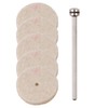 PROXXON No. 26798 Villi Buff 5 Pieces with Shaft [Disc