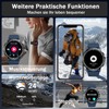 PYRODUM Men's Smartwatch with Phone Function, 1.43 Inch Military Smart