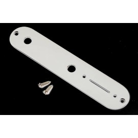 Fender Genuine Fender Telecaster® CONTROL PLATE Chrome Plated BRASS Tele Switch Knobs