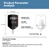 in-Line TDS Meter Digital Water Tester, Accurate and Reliable Small