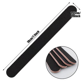 Professional Nail Files,20 PCS Double Sided Emery Board-Nail Buffer Files for Home,100/180 Grit