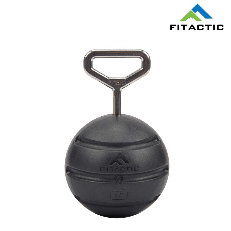 FITactic 3.5 Inches Groove Rock Climbing Solid Training Cannonball Bomb