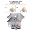 2Pcs Right Angle Clip Stainless Steel Mouth Closed 90 Degree