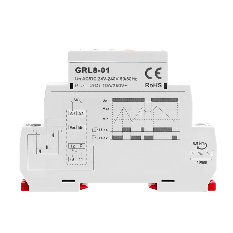 GEYA 2 Level Control Mode 1SPDT Liquid Timer Control Relay