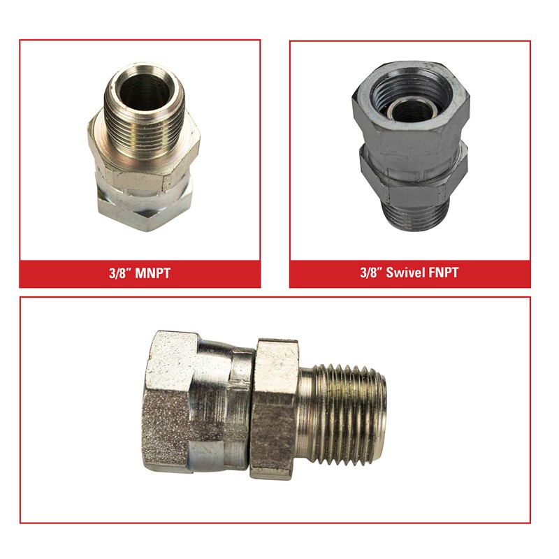 Simpson Cleaning 7100048 Replacement 3/8-Inch MNPT for Pressure Washer Pumps,