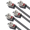 Podazz 5pcs Toggle Switch SPST 2 Position Latching ON/Off 12MM