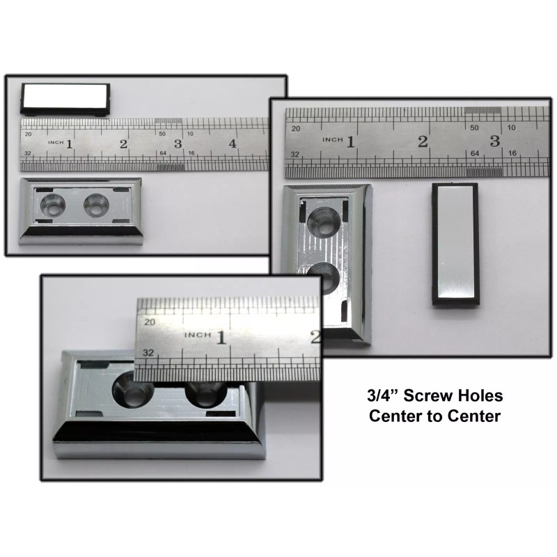LatchWell NEW Black & Wood Interior Door Pull Straps /
