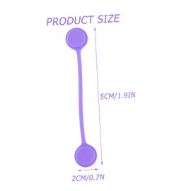 TEHAUX 9Pcs Rubber Cable Organizer Magnetic Cable Winders for Headphones and More Creative Design for Home Office and Travel Durable and Reusable Cords Holders