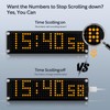 NPHMbM WiFi LED Matrix Digital Clock with Seconds Display,Smart Desk