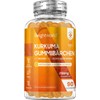 Turmeric Gummy Bears - With 2000 mg Turmeric Extract (Curcumin) - 90 Vitamin Gummy Bears with Lemon Flavour - 100 mg Ginger & 1000 mcg Black Pepper - Vegan & Without Gelatin - For Adults