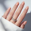 modelones Kit de uñas postizas semitransparentes ovaladas con pegamento, adhesivos,